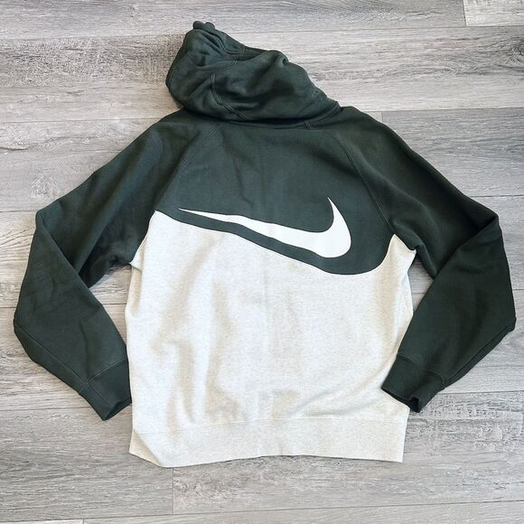Nike Olive and Light Gray Hoodie - Picture 5 of 5